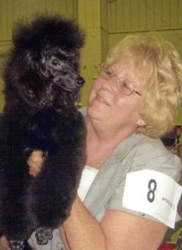 Vickie Haywood & Poodle "Traci"